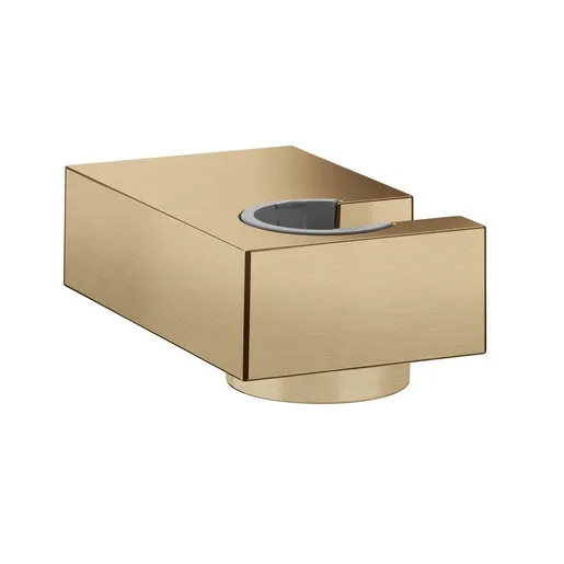 Hansgrohe Porter E Brushed Bronze držač ručnog tuša četvrtasti metalni za creva sa kupastim navojem 28387140
