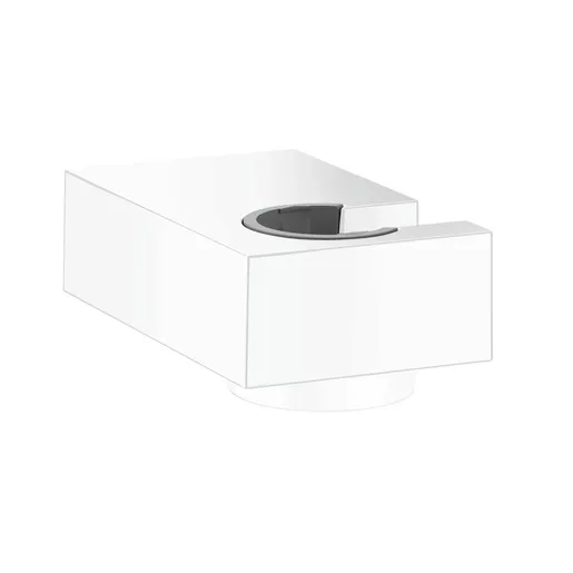 Hansgrohe Porter E Matt White držač ručnog tuša četvrtasti metalni za creva sa kupastim navojem 28387700