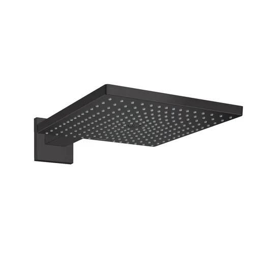 Hansgrohe Raindance E 300 Matt Black nadglavni tuš sa 1 mlazom i zidnim držačem od 390mm 26238670