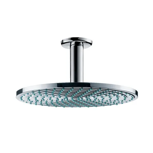 Hansgrohe Raindance S 240 Chrome nadglavni tuš okrugli sa 1 mlazom i držačem nadglavnog tuša plafonskim  27463000