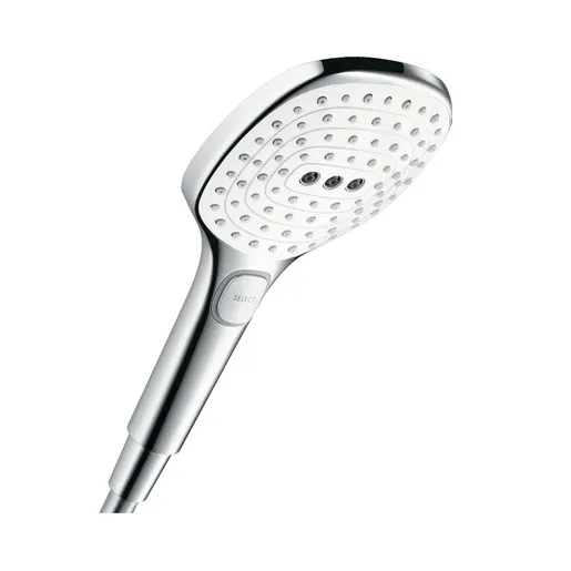 Hansgrohe Raindance Select E EcoSmart 120 White Chrome ručni tuš sa 3 vrste mlaza 26521400