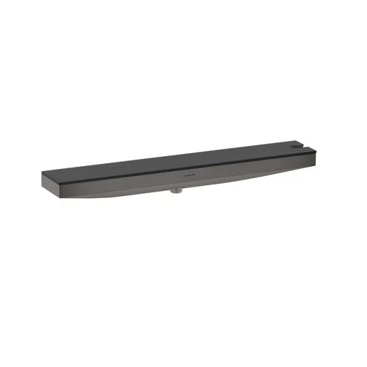Hansgrohe Rainfinity Brushed Black Chrome zidni priključak za tuš creva sa držačem ručnog tuša desno i policom 26858340