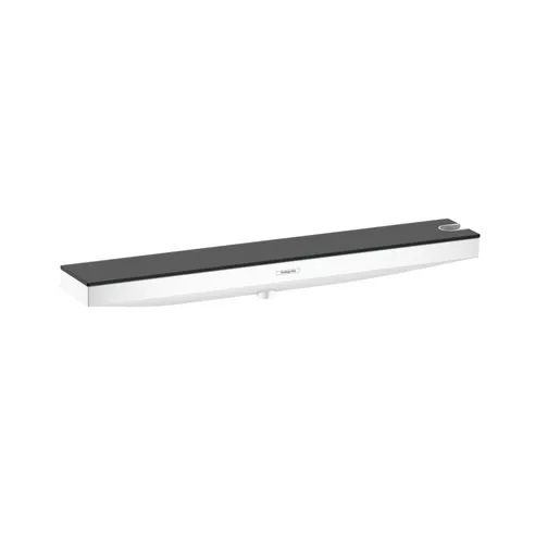 Hansgrohe Rainfinity Matt White zidni priključak za tuš creva sa držačem ručnog tuša desno i policom 26858700