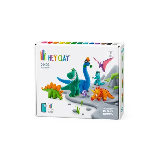 HEY CLAY SET ZA MODELOVANJE DINOSAURUSI MDP15016
