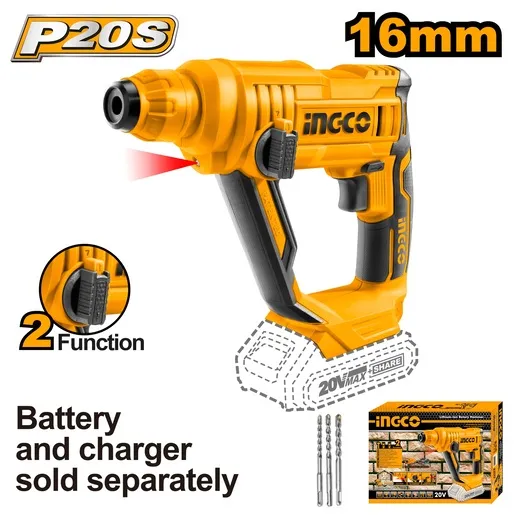 INGCO Aku hamer 1,5 J Solo CRHLI1601