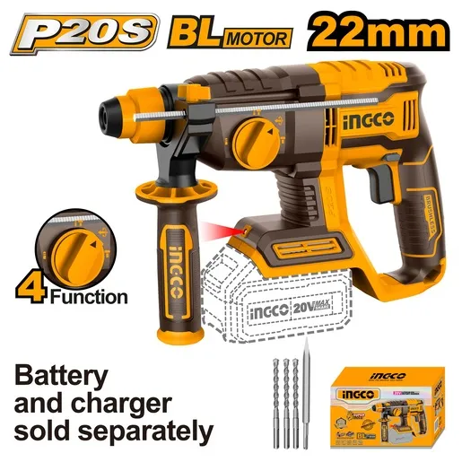 INGCO Aku hamer 22mm 2J SOLO SUPER CRHLI20208