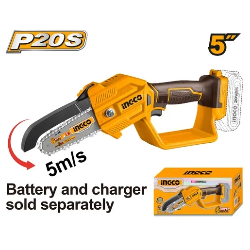 INGCO Aku mini lančana testera 5" SOLO SUPER CGSLI2058