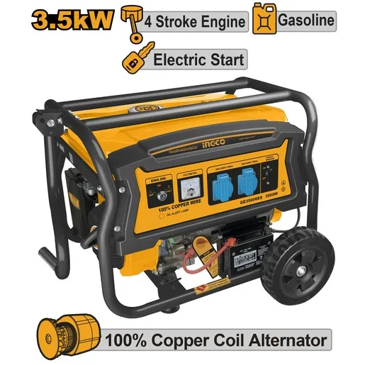 INGCO Benzinski generator 3.5KW GE35006ES