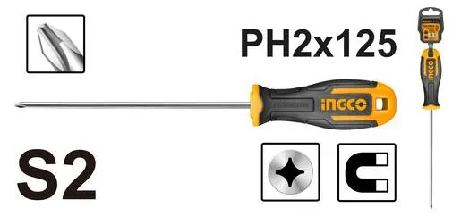 INGCO Odvijač PHILLIPS PH2X125mm HS68PH2125