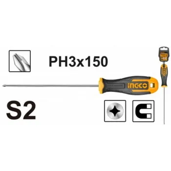 INGCO Odvijač PHILLIPS PH3X150mm HS68PH3150
