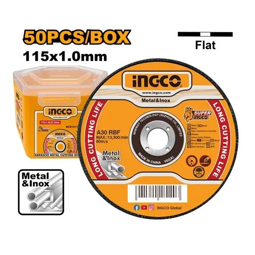 INGCO Rezna ploča 115X1 metal/INOX 50/1 MCD1011550