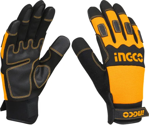 INGCO Rukavice mechanic ojačane XL HGMG02
