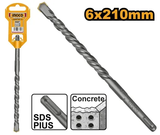 INGCO SDS+ Burgija za beton 6x210mm DBH1210603