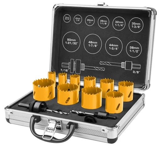 INGCO Set kruna za metal IAKH0121