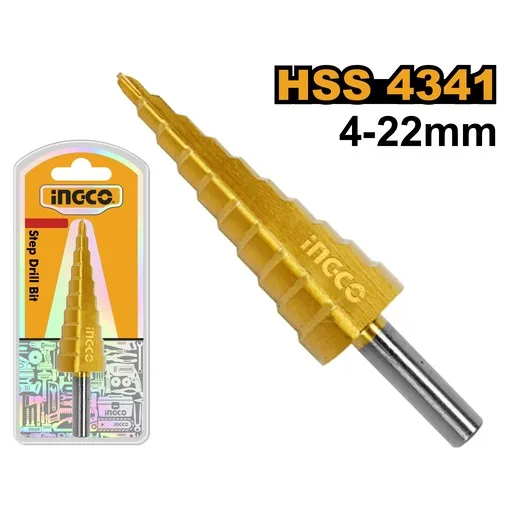 INGCO Stepenasta burgija 4-22mm SUPER AKSDS42203