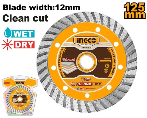 INGCO Turbo dijamantski rezni disk 125mm DMD031251