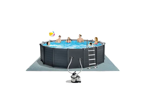 Intex Bazen graphite gray panel 4.78 x1.24 26384