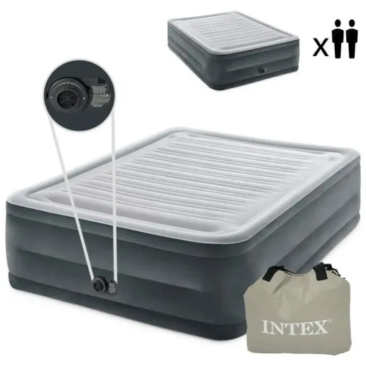 Intex Dušek na naduvavanje za 2 osobe sa automatskom pumpom  64418ND