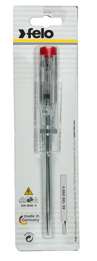 Ispitivač napona 220 - 250 v felo 3,5 x 100 36135001 u blisteru