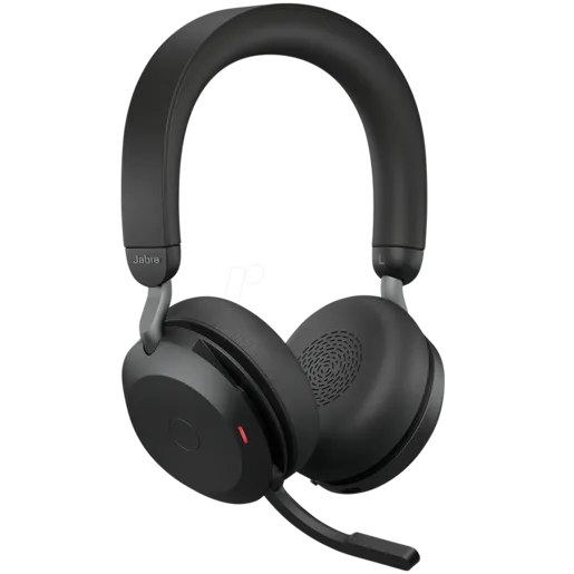 JABRA EVOLVE2 75, Link380c MS Stereo Black, EVOLVE2 75 headset Black MS, Link 380 BT adapter USB-C MS,1.2m USB-C to USB-C cable, carry pouch, warranty and warning (safety leaflets)