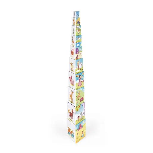 Janod Kocke piramida farma J02651