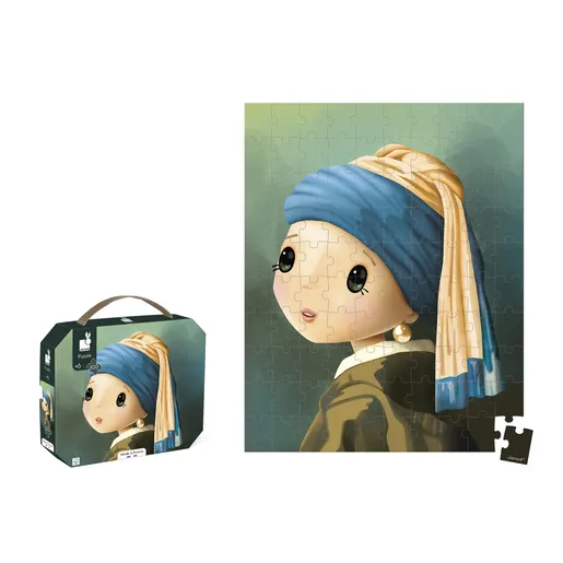 Janod Vermer inspiracija puzzle 100 kom J02551