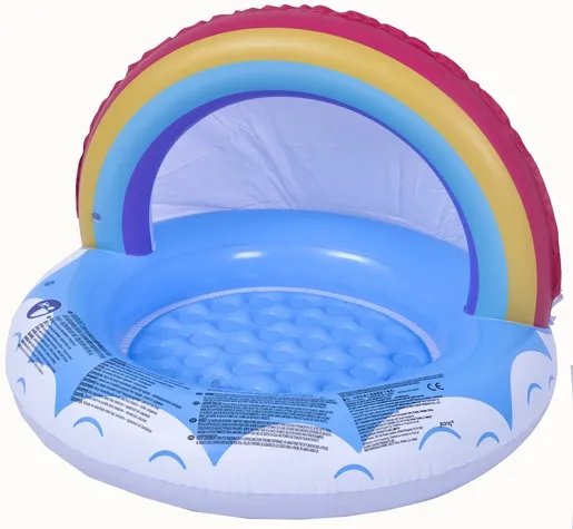 Jilong Bazen za bebe Rainbow sa nadstrešnicom 95x66cm