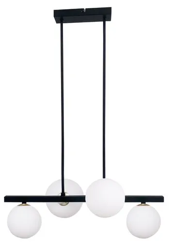 Kama Viseća Lampa Crno Zlatna 4x28W G9