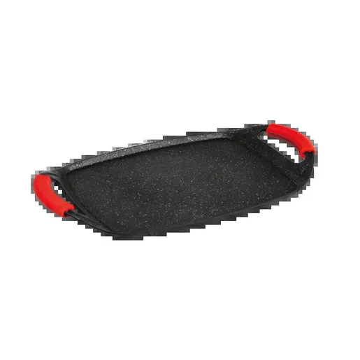 Kaufmax grill ploča 47cm BLACK&amp;BURGUNDY