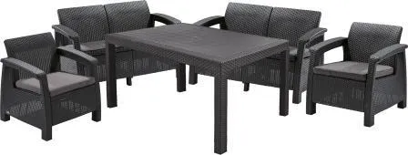 Keter Baštenski set Corfu Fiesta, Pe-ratan, grafit CU 223216