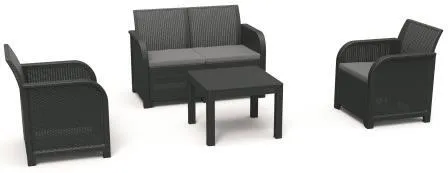 Keter Baštenski set Rosalie 2 seater, grafit CU 249561