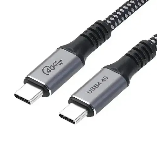 Kettz KT-USB4, Type-C na Type-C, 100W, 5A, 0.5m, Black Kabl