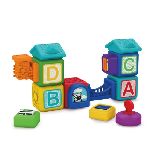 Kids II Baby Einstein aktiviti igračka BRIDGE & LEARN MAGNETIC BLOCKS (12818)