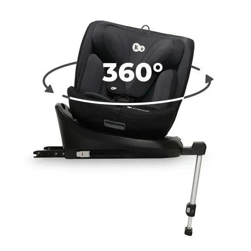 Kinderkraft Auto sedište i-360 i size 40-150cm black KCI36000BLK0000