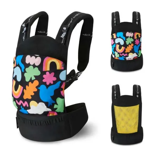 Kinderkraft Huggy nosiljka za bebu happy shapes KNHUGG00HAP0000