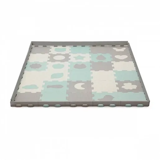 Kinderkraft podloga za igru LUNO SHAPES Mint (KPLUSH00MIN0000)