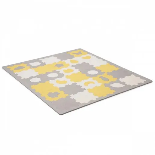 Kinderkraft podloga za igru LUNO SHAPES Yellow (KPLUSH00YEL0000)