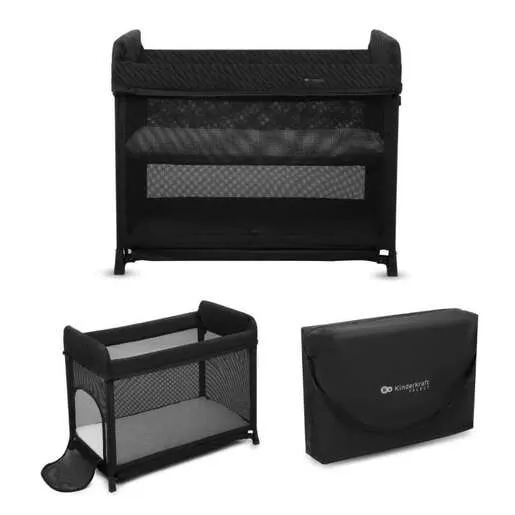 Kinderkraft Prenosivi krevetac Moon Dream Black KLMODR00BLK30
