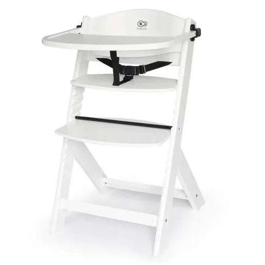 Kinderkraft Stolica za hranjenje 2U1 Enock Full White KKKENOCWHTF000