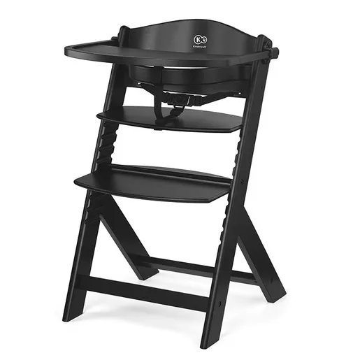 Kinderkraft stolica za hranjenje enock black KHENOC00BLK0000