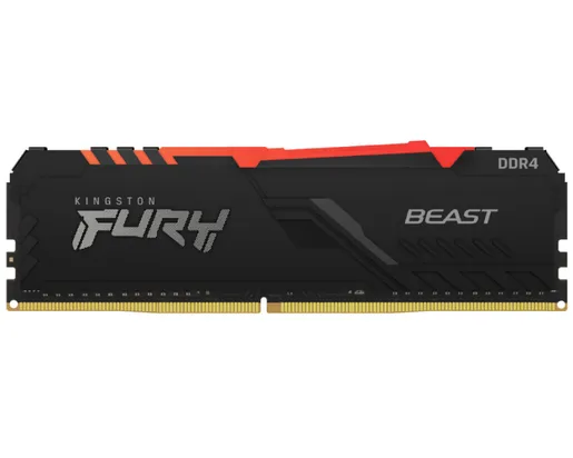 KINGSTON RAM Memorija DIMM DDR4 16GB (2x8GB kit) 3200MT/s KF432C16BB2AK2/16 Fury Beast RGB