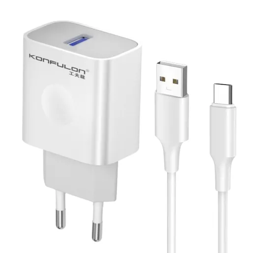 Konfulon C69C, Brzi 20W + DL49 Type C QC3,0, Punjač za mobilni