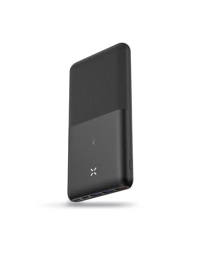 Ksix BXBA20000PU 22.5W, UltraSlim+Kabl Usb-C, Black Power Bank
