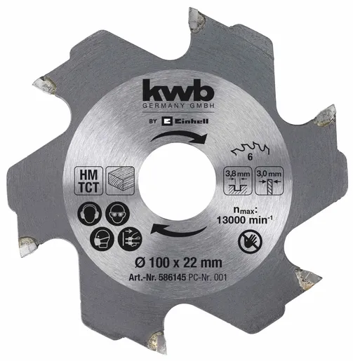 Kwb TCT rezni list 100x22x3,8mm T6 za TC-BJ 900, Pribor za TC-BJ 900
