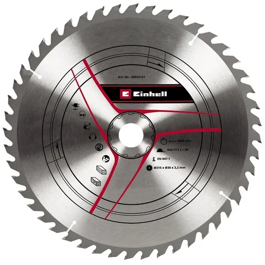 Kwb TCT Rezni list 315x30x3,2 T48, Pribor za stacionarne testere
