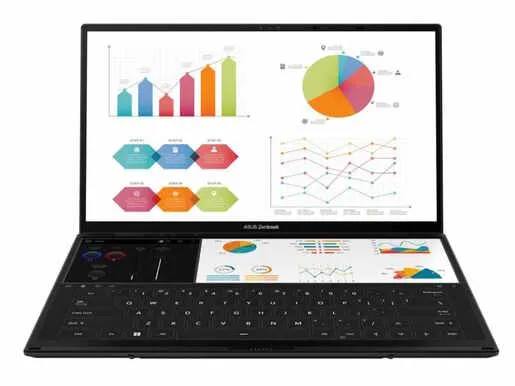 Laptop ASUS Zenbook Duo UX8406MA-PZ192X, 14 OLED WQXGA+ Touch, Intel U7 155H, 16GB RAM, 1TB SSD, Widows 11 Pro