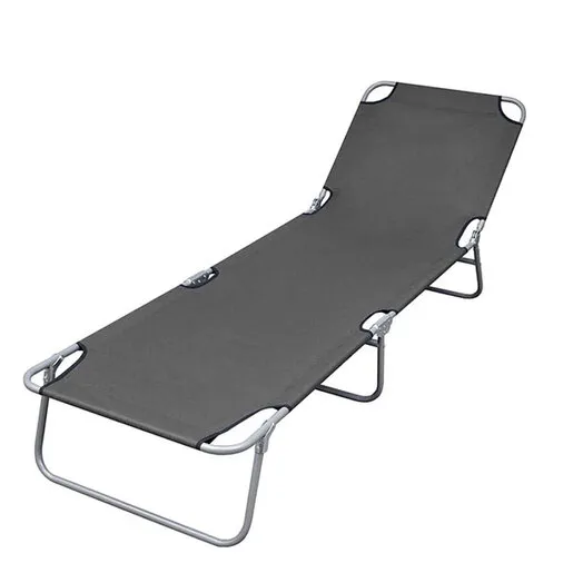 Ležaljka za plažu - siva 712000