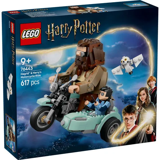 LEGO Hagridova™ i Harijeva vožnja motociklom 76443