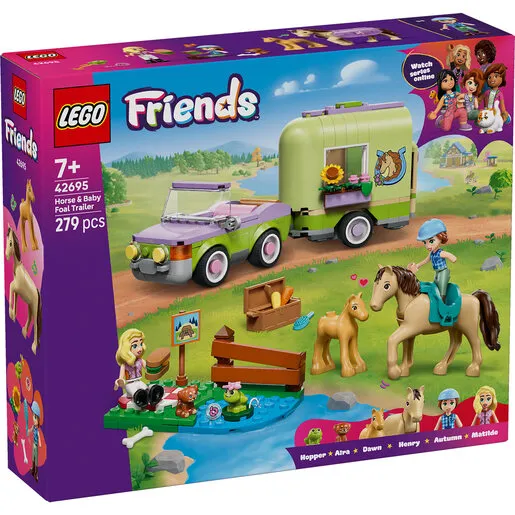 LEGO Prikolica sa konjem i ždrebetom 42695