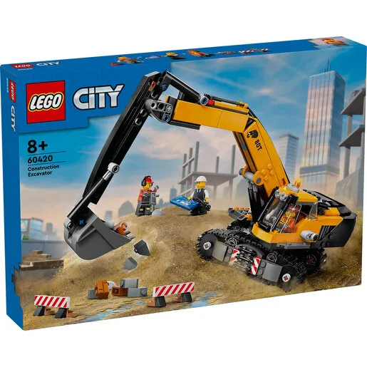 LEGO Žuti građevinski bager 60420